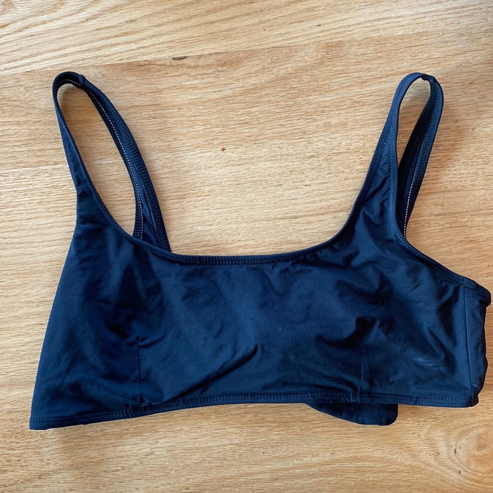 Black Bikini top bow at the back